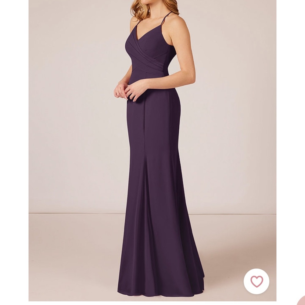 Azazie Plum Carolina Bridesmaid Dress